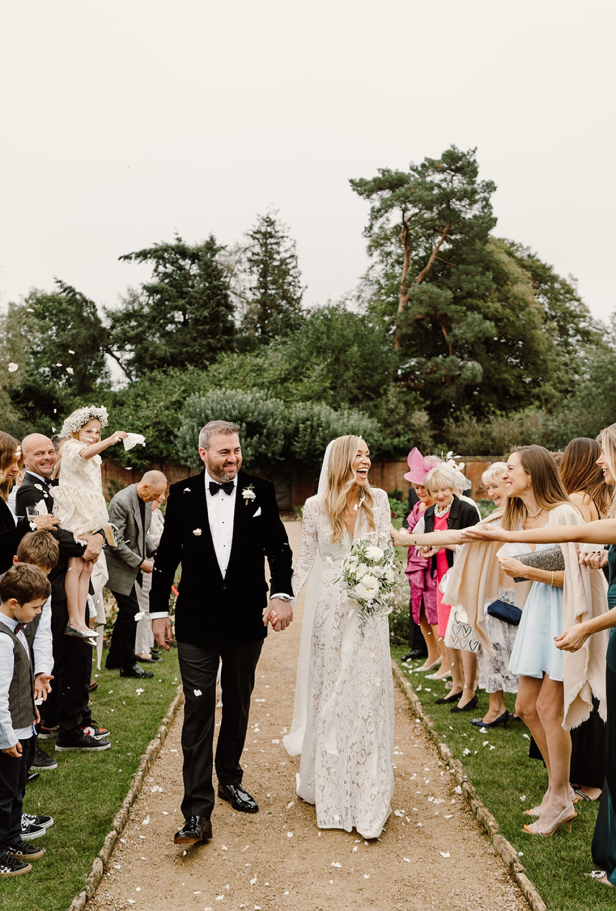 White Wedding Couple 